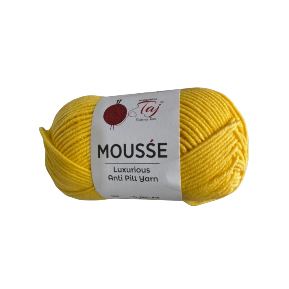 Taj Mousse Yarn – Ultra Soft Fluffy Lightweight Yarn for Knitting & Crochet