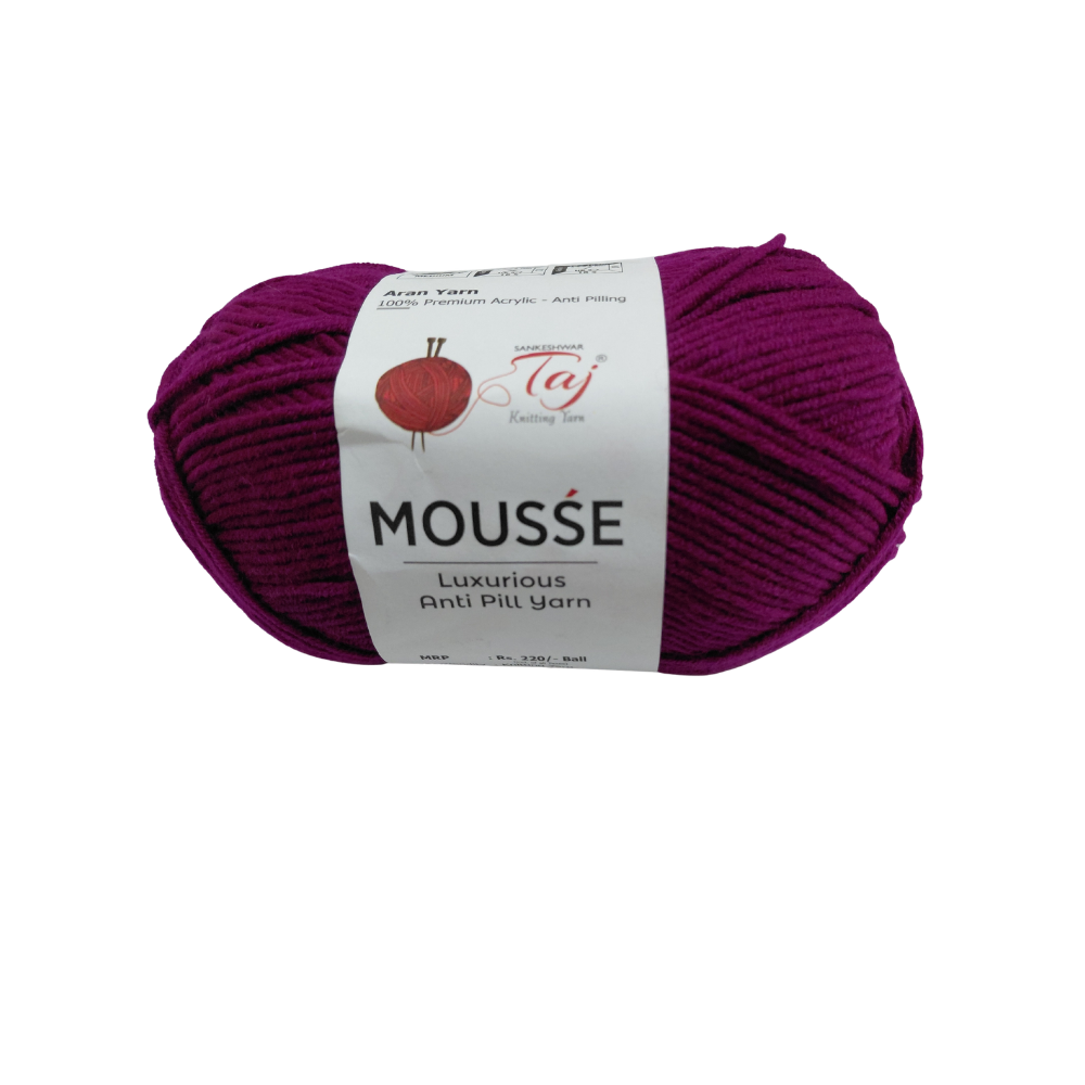 Taj Mousse Yarn – Ultra Soft Fluffy Lightweight Yarn for Knitting & Crochet