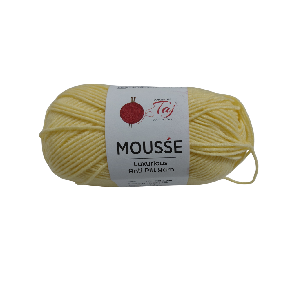 Taj Mousse Yarn – Ultra Soft Fluffy Lightweight Yarn for Knitting & Crochet