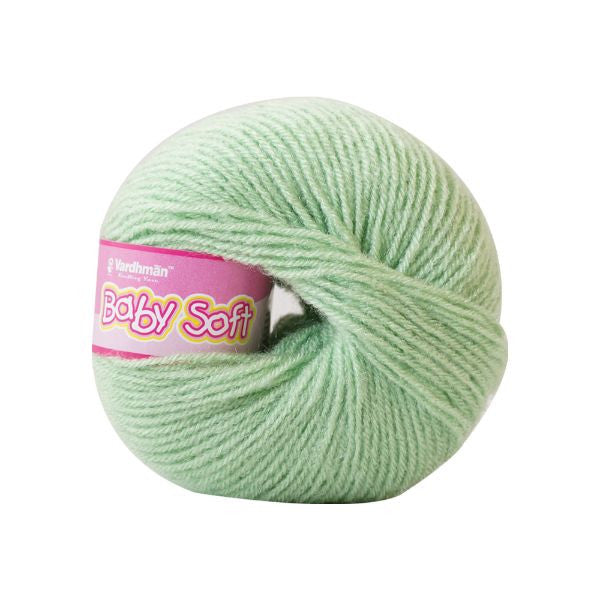 Baby wool – Solid colors (White, Blue, Gray and more..) | 25g per Ball | Soft & Gentle for Little Ones