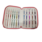 Premium Crochet Hook Set with Case – 12 Colorful Hooks