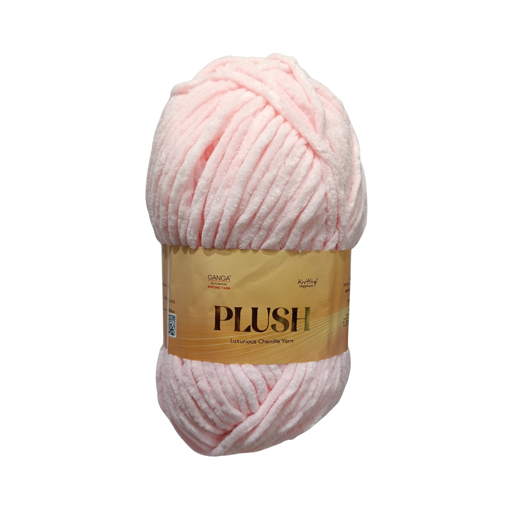 Plush Yarn – Solid colors (White, Blue, Gray and more..) | 100g per Ball
