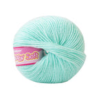 Baby wool – Solid colors (White, Blue, Gray and more..) | 25g per Ball | Soft & Gentle for Little Ones