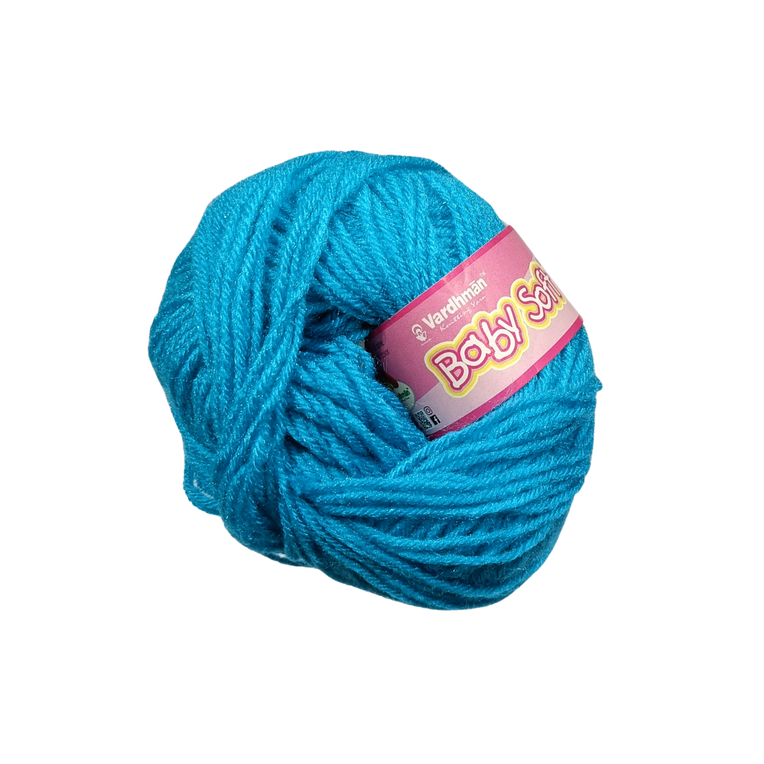 Baby wool – Solid colors (White, Blue, Gray and more..) | 25g per Ball | Soft & Gentle for Little Ones