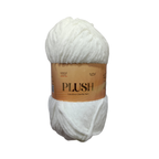 Plush Yarn – Solid colors (White, Blue, Gray and more..) | 100g per Ball