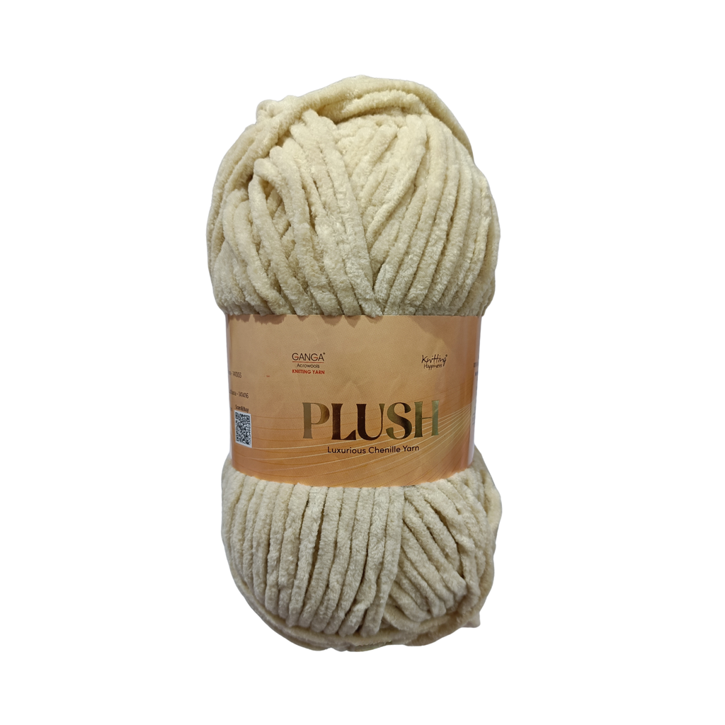 Plush Yarn – Solid colors (White, Blue, Gray and more..) | 100g per Ball