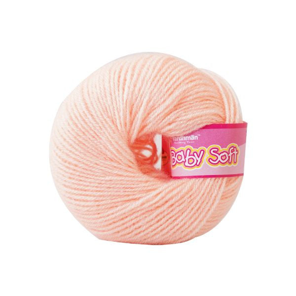 Baby wool – Solid colors (White, Blue, Gray and more..) | 25g per Ball | Soft & Gentle for Little Ones