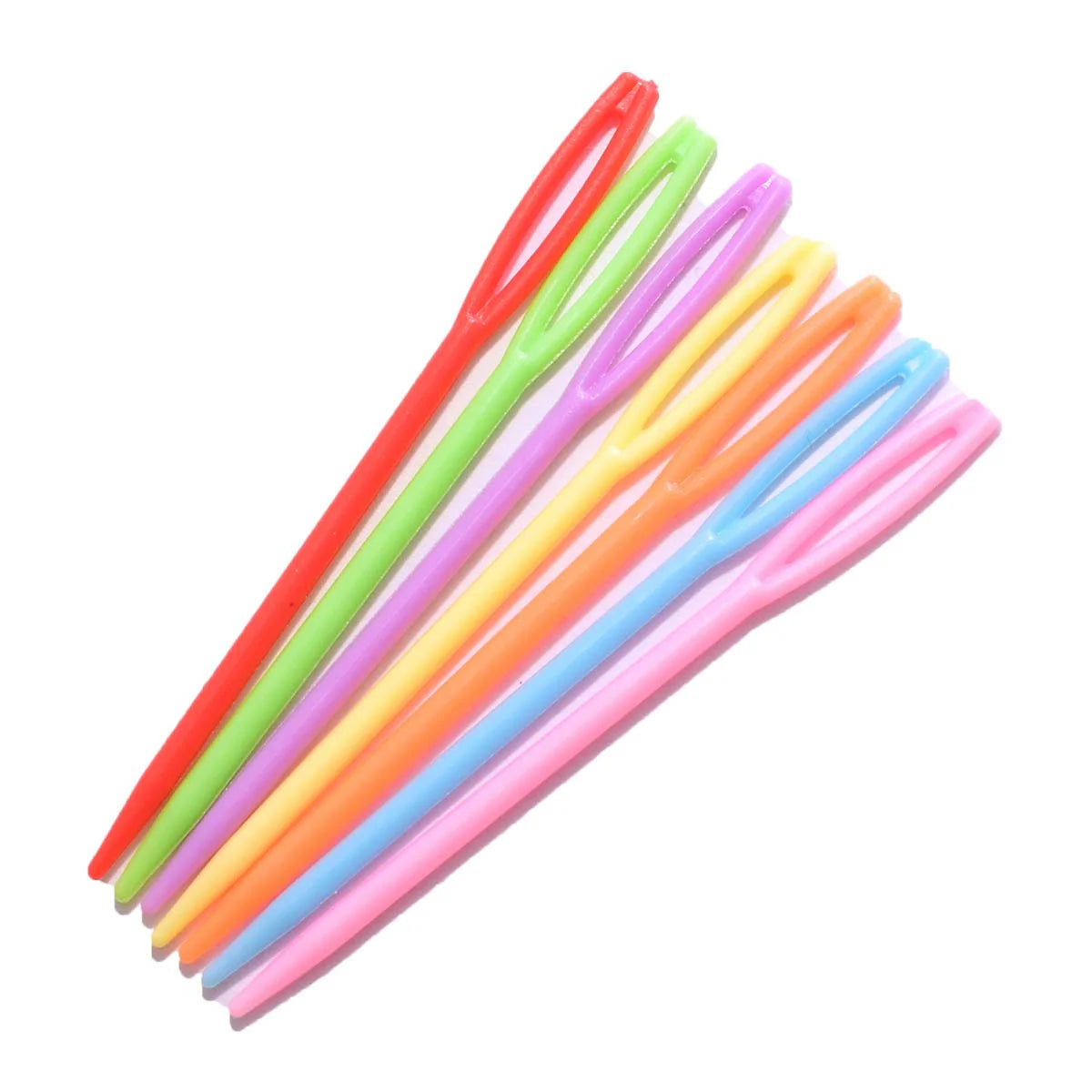 Fancy Plastic Yarn Needles – Set of 5 Colorful Sewing & Tapestry Needles for Knitting & Crochet