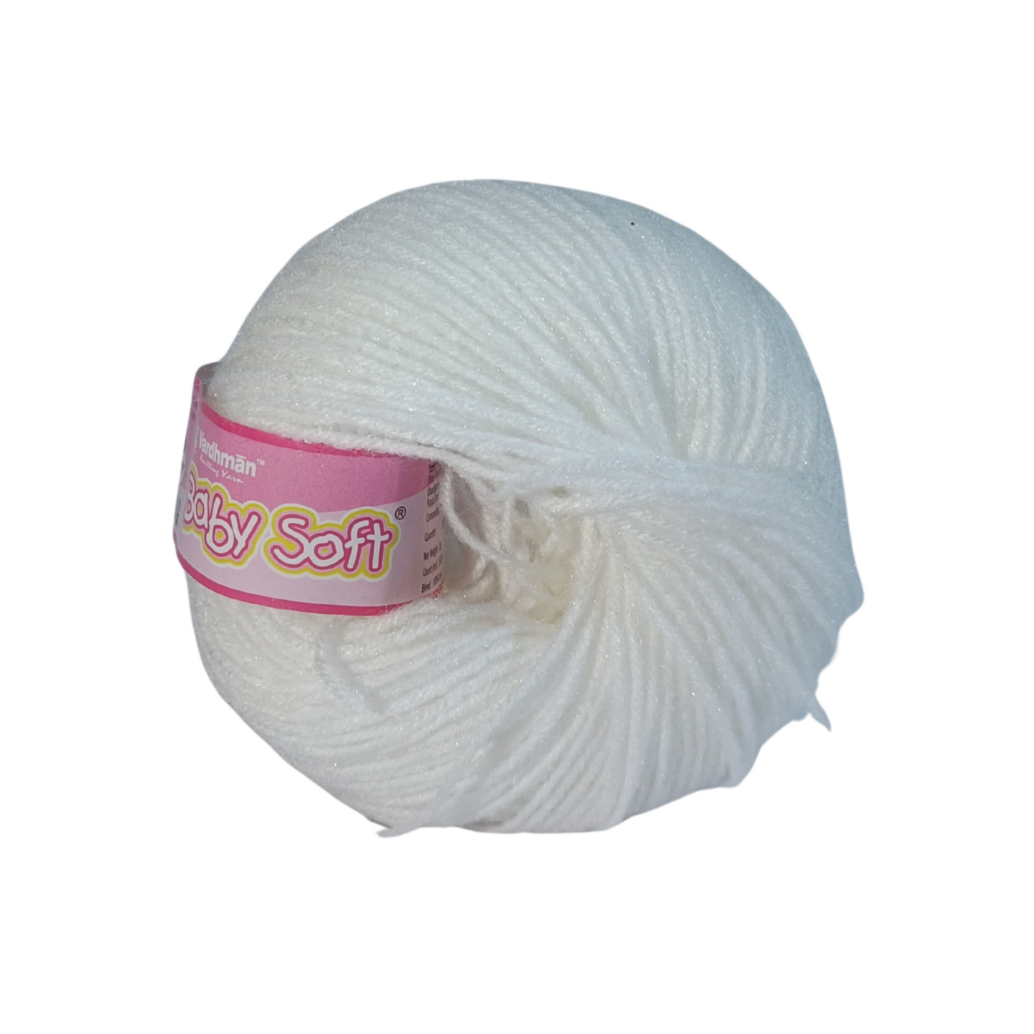 Baby wool – Solid colors (White, Blue, Gray and more..) | 25g per Ball | Soft & Gentle for Little Ones