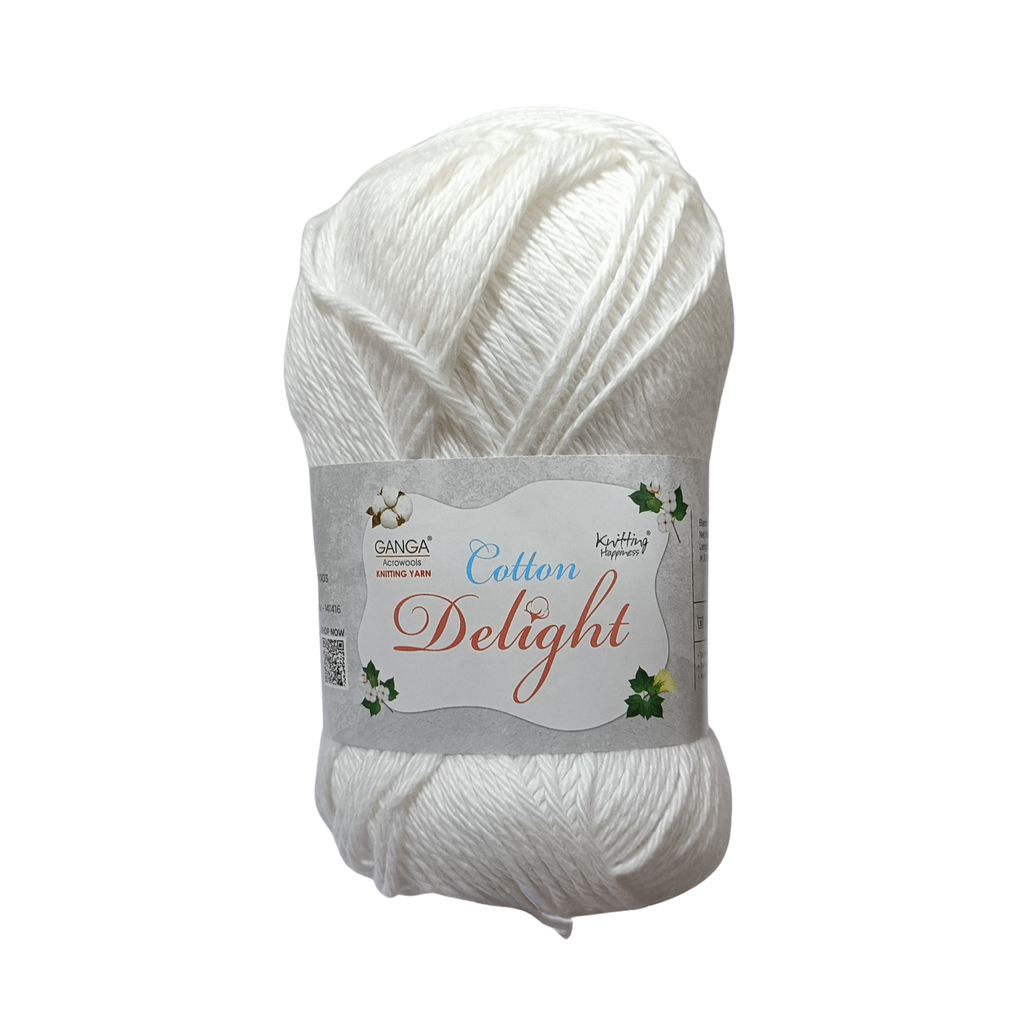 Cotton Yarn – Plain (White, Black, pink and more..) | 100g per Ball