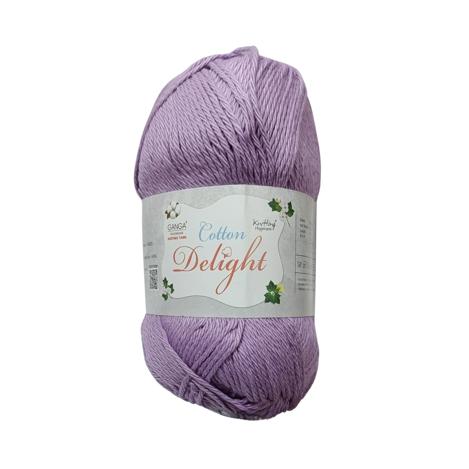 Cotton Yarn – Plain (White, Black, pink and more..) | 100g per Ball