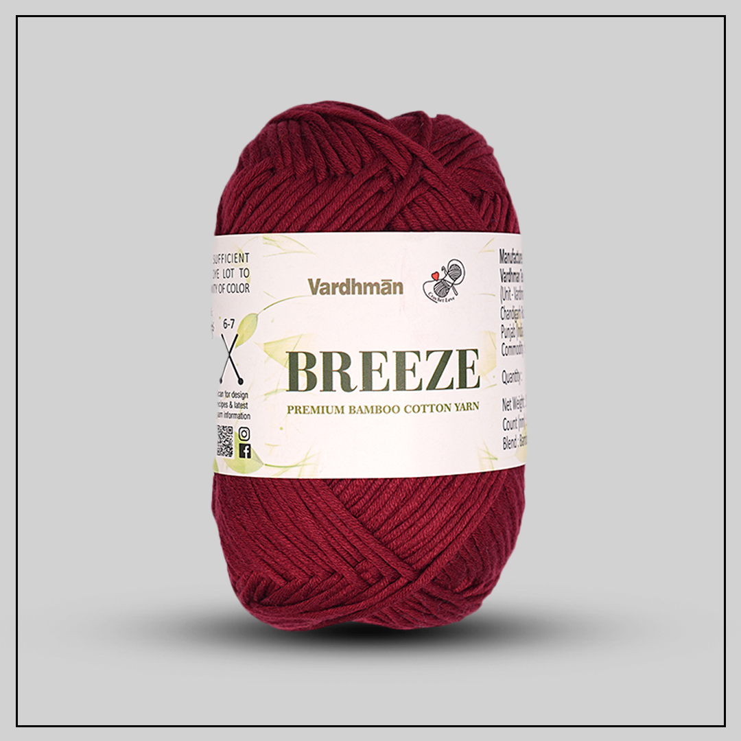 Breeze Premium Bamboo Cotton Yarn | Tshirt yarn