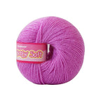 Baby wool – Solid colors (White, Blue, Gray and more..) | 25g per Ball | Soft & Gentle for Little Ones