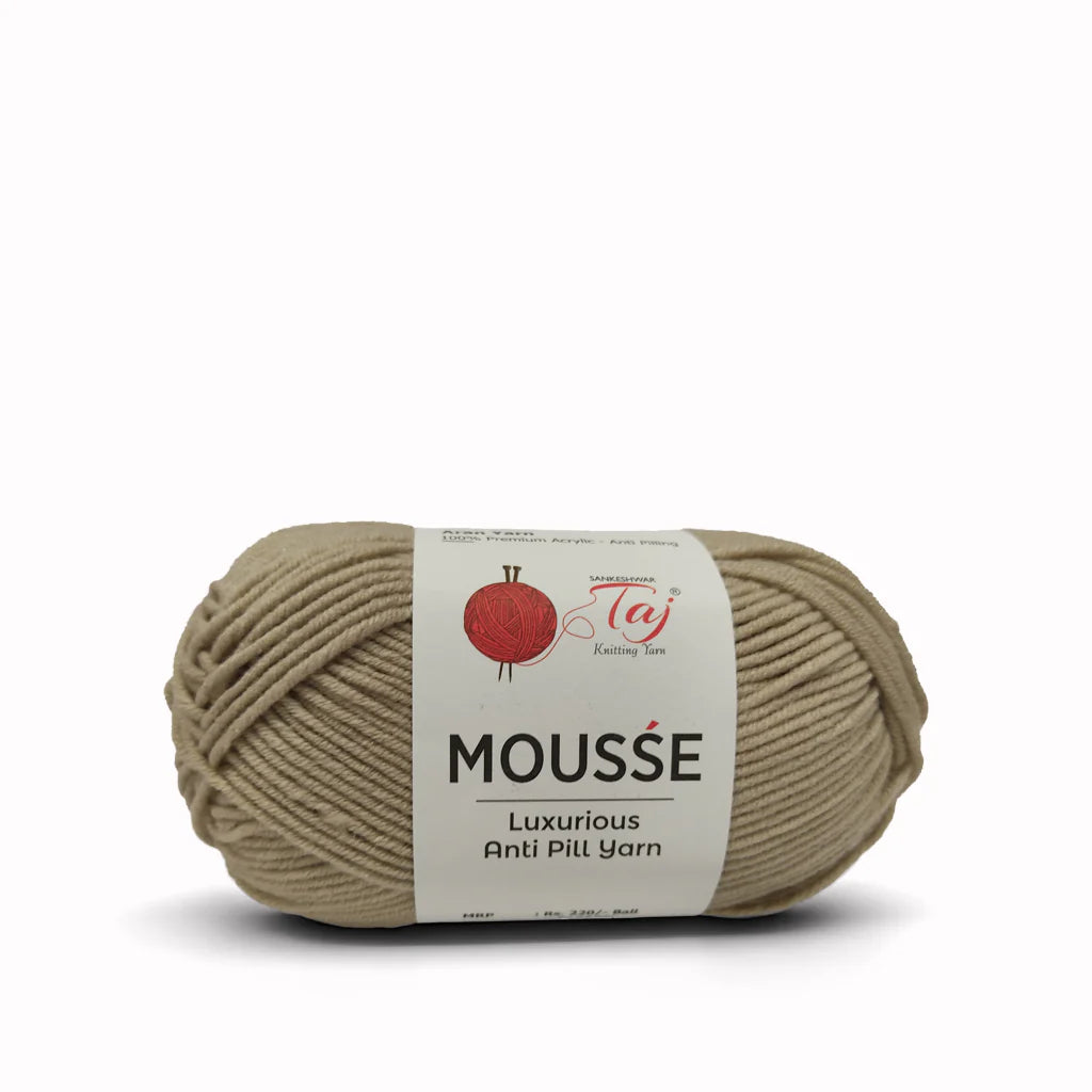 Taj Mousse Yarn – Ultra Soft Fluffy Lightweight Yarn for Knitting & Crochet