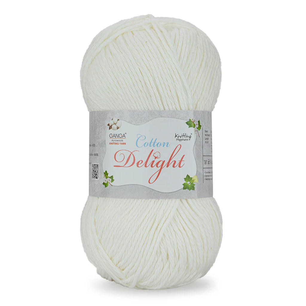 Cotton Yarn – Plain (White, Black, pink and more..) | 100g per Ball
