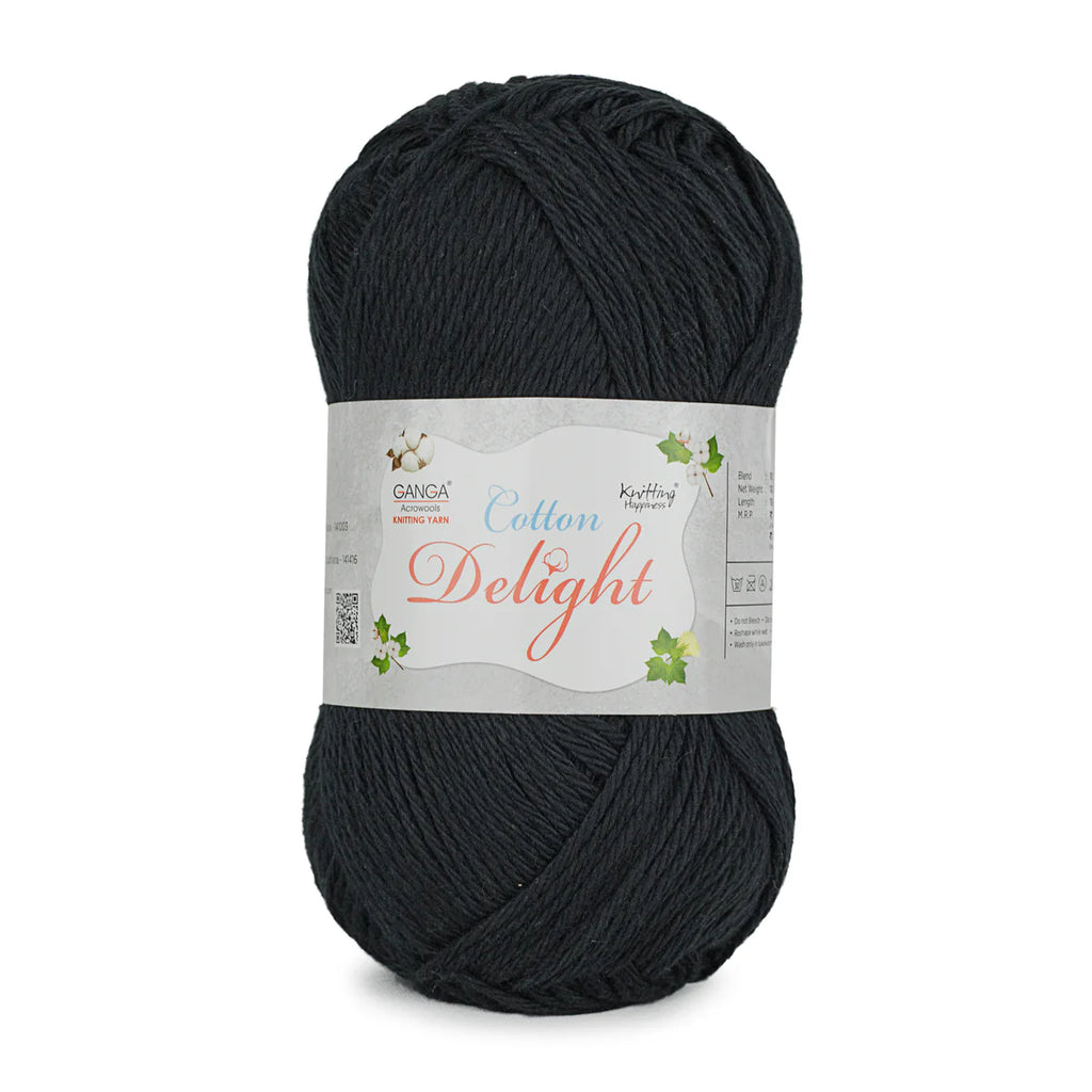 Cotton Yarn – Plain (White, Black, pink and more..) | 100g per Ball