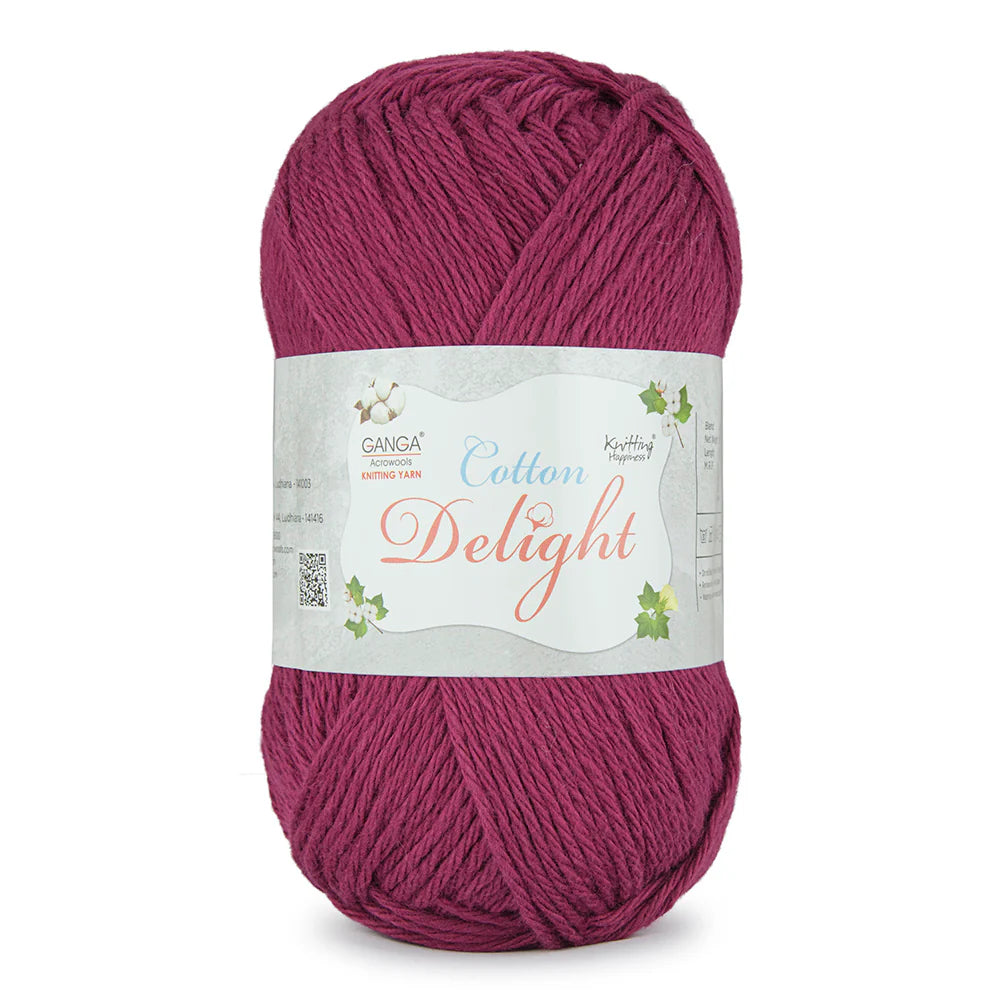 Cotton Yarn – Plain (White, Black, pink and more..) | 100g per Ball