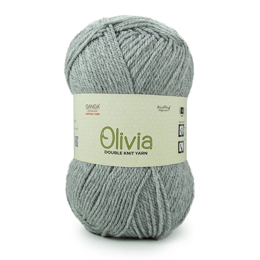 Olivia Double Knit Yarn – 100g Premium Acrylic Yarn for Knitting & Crochet