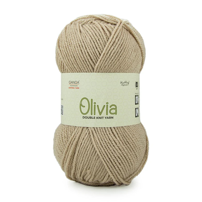 Olivia Double Knit Yarn – 100g Premium Acrylic Yarn for Knitting & Crochet