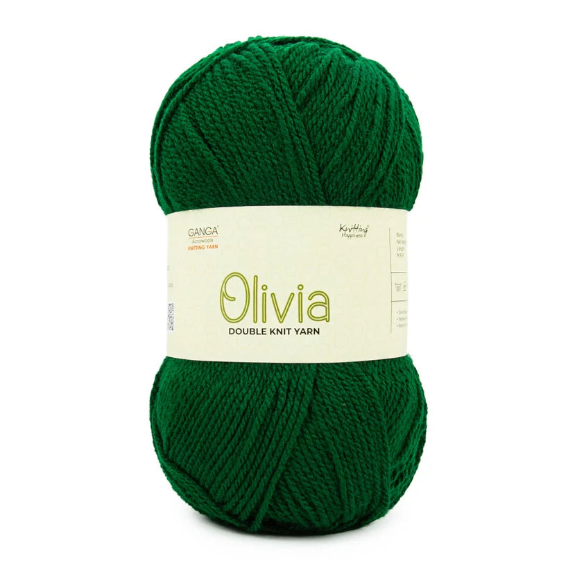Olivia Double Knit Yarn – 100g Premium Acrylic Yarn for Knitting & Crochet