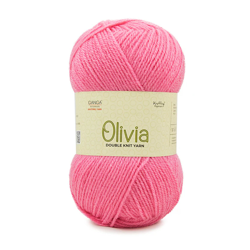 Olivia Double Knit Yarn – 100g Premium Acrylic Yarn for Knitting & Crochet