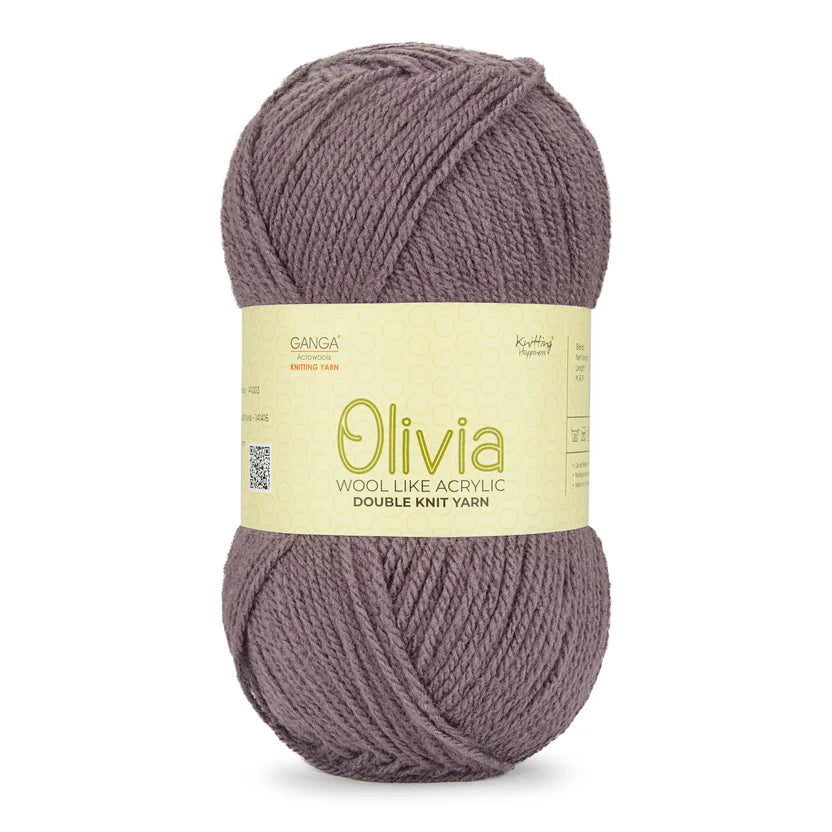 Olivia Double Knit Yarn – 100g Premium Acrylic Yarn for Knitting & Crochet