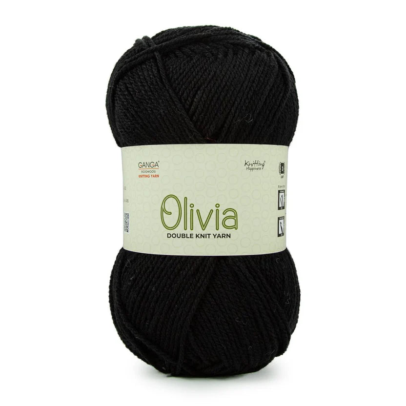 Olivia Double Knit Yarn – 100g Premium Acrylic Yarn for Knitting & Crochet