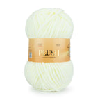 Plush Yarn – Solid colors (White, Blue, Gray and more..) | 100g per Ball
