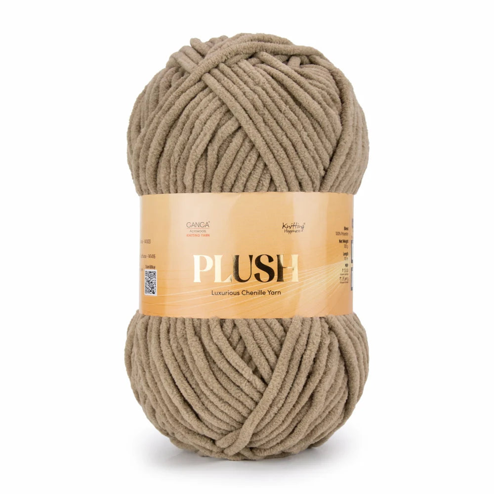 Plush Yarn – Solid colors (White, Blue, Gray and more..) | 100g per Ball