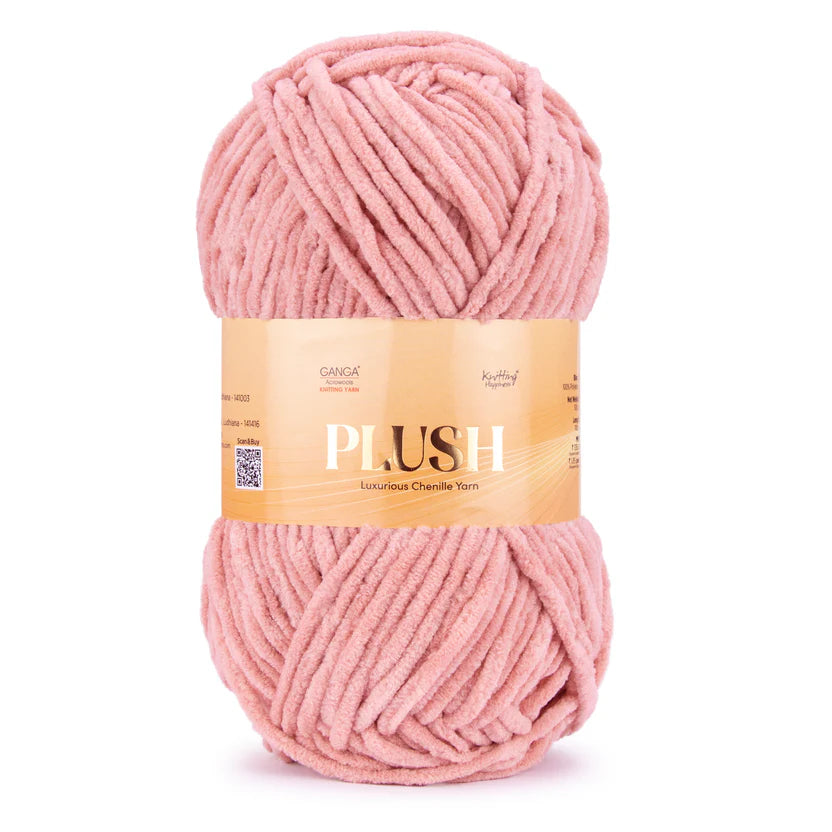 Plush Yarn – Solid colors (White, Blue, Gray and more..) | 100g per Ball