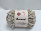 Caramel Chenille Knitting Yarn – Ultra Soft Polyester Yarn for Crochet & Hand Knitting