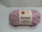 Caramel Chenille Knitting Yarn – Ultra Soft Polyester Yarn for Crochet & Hand Knitting